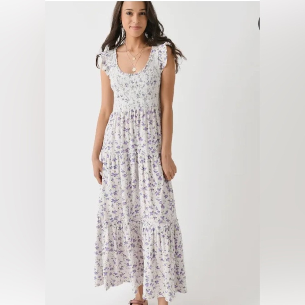LoveShackFancy Chessie Cotton Floral Maxi Dress NWT, Size: Small